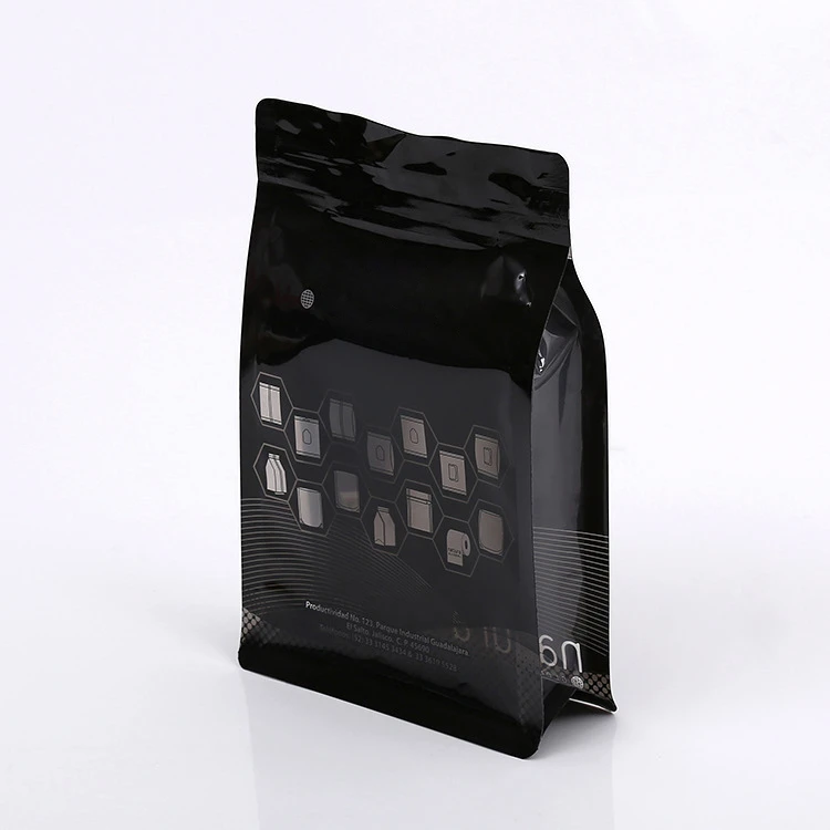 Astoņas blīvēšanas kafijas maisiņš