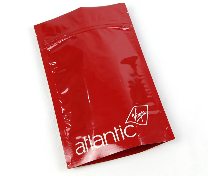 Red Aluminum Foil Stand Up Zipper Bags Red Aluminum Foil Stand Up Zipper Bags