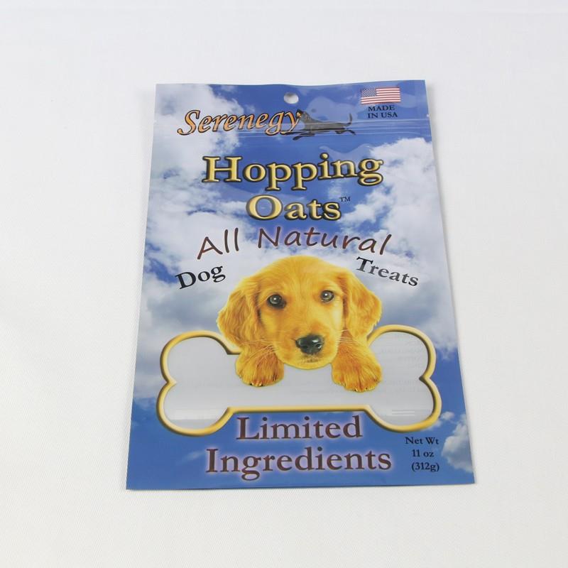 Pet pārtikas iepakojuma maisiņš ar rāvējslēdzēju suņu pārtikas maisiņiem Pet Food Packaging Bag With Zipper Dog Food Bags