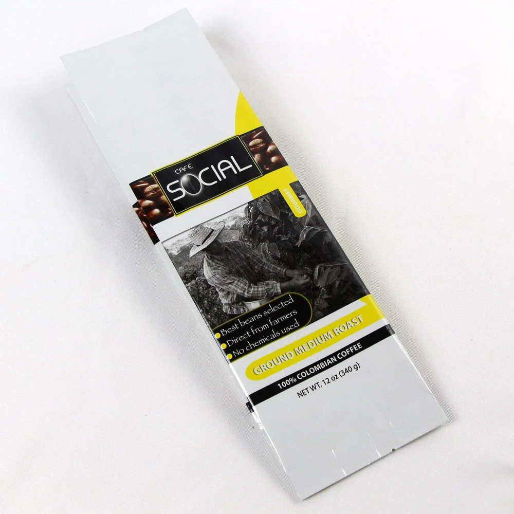 Alumīnija folijas puse Gusset kafijas iepakojuma maisiņš Aluminum Foil Side Gusset Coffee Packaging Bag