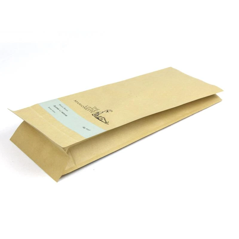 Kraftpapīra alumīnija folijas maisiņš ar vārsta 8 sānu slēgtu Kraft Paper Aluminium Foil Bag With Valve 8 Side Sealed
