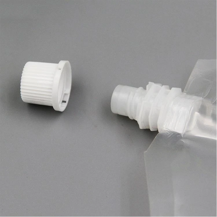 Clear Stand Up Spout Pouch With Zipper