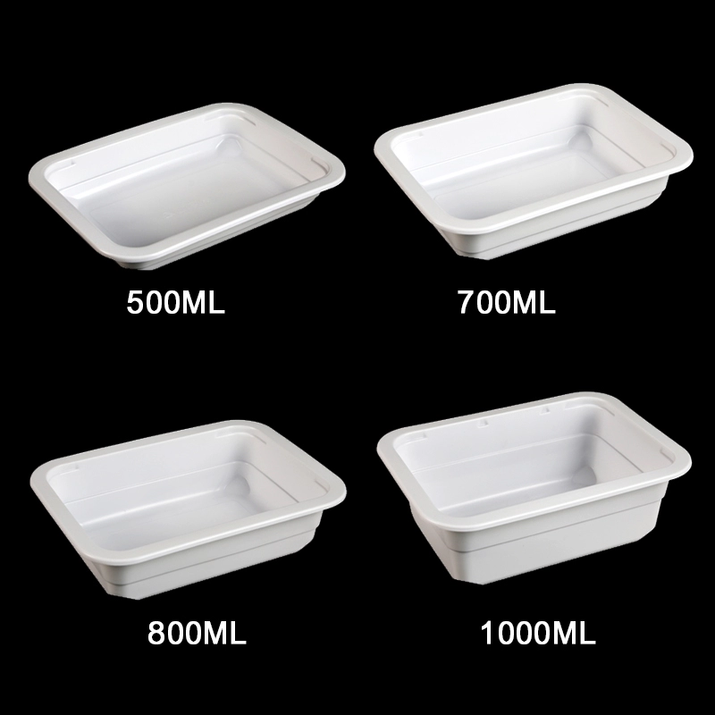 1000ml Microwavable Disposable Plastic Meal Prep Food Catering Packaging Tray Manufacturer