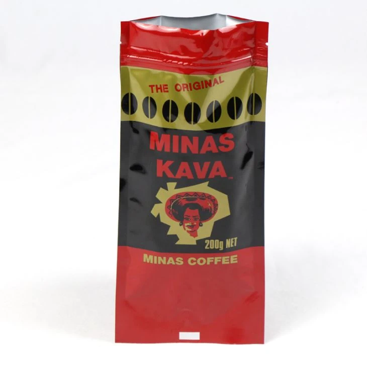 Alumīnija folijas rāvējslēdzēja kafijas iepakojuma maisiņš
