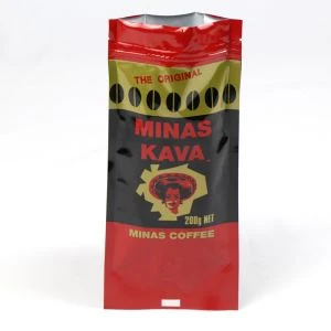 Alumīnija folijas rāvējslēdzēja kafijas iepakojuma maisiņš