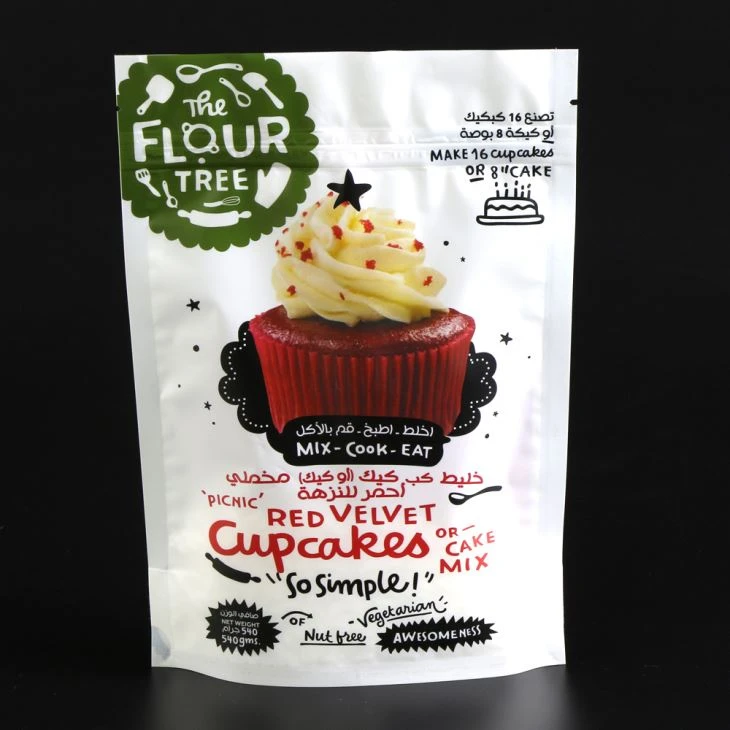 Custom Design Stand Up Plastic Food Packaging Pouch With Zipper Lock