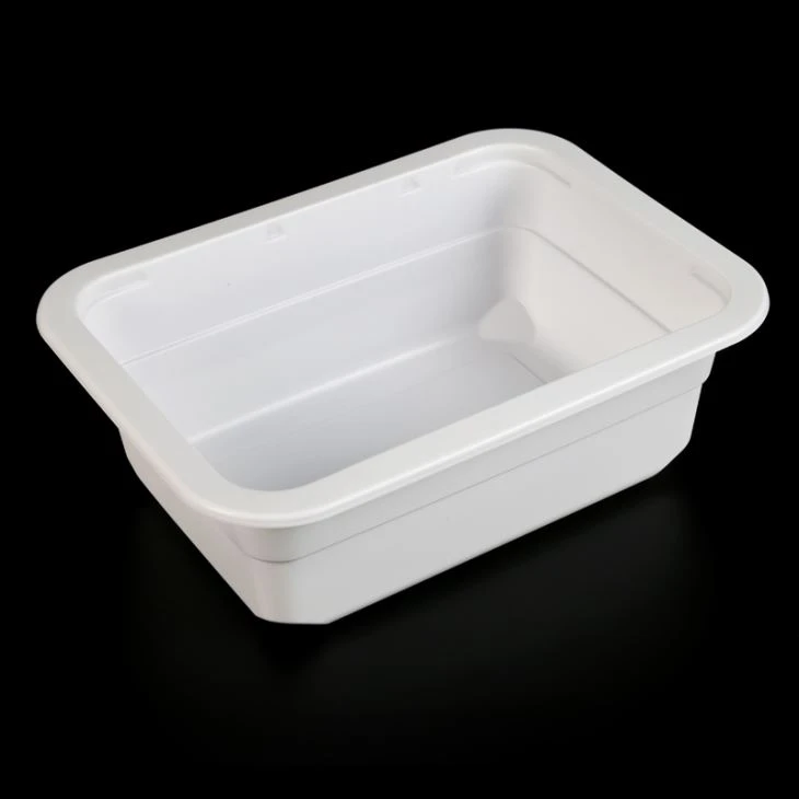 1000ml Mikroviļņojami vienreizējās plastmasas milti Prep Pārtikas ēdināšanas iepakojuma paplātes ražotājs