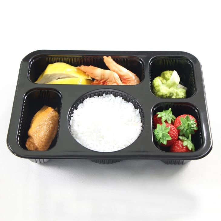 FDA Benton Box plastmasas līdzņemams ātrās ēdināšanas iepakojums