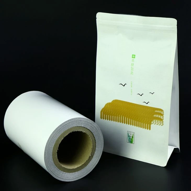 White Kraft Paper With VM PET