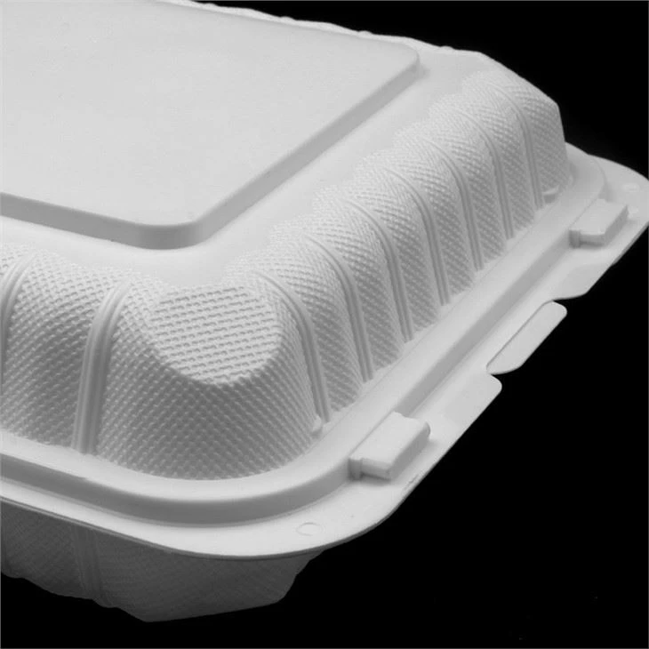 YR9581 America Hot Sale Disposable Take Out Clamshell Food Container Microwavable Hinged Lunch Box