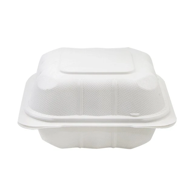 6x6 Inch Mineral Filled Hamburger Boxes