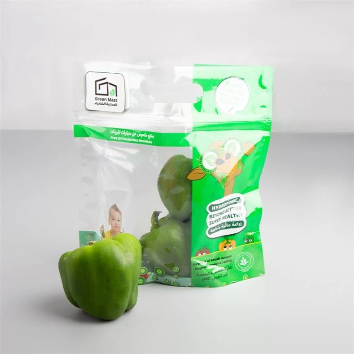 Plastmasas elpojoši pretmiglas maisiņi svaigiem augļiem un dārzeņiem