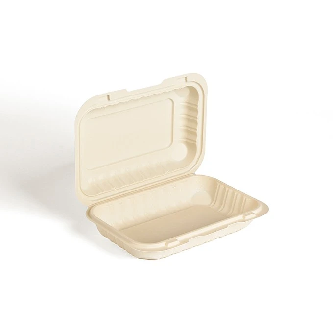 205 Takeout Packaging Food Container Disposable To-go Lunch Box Takeaway Container Plastic Food Box 9x6inch