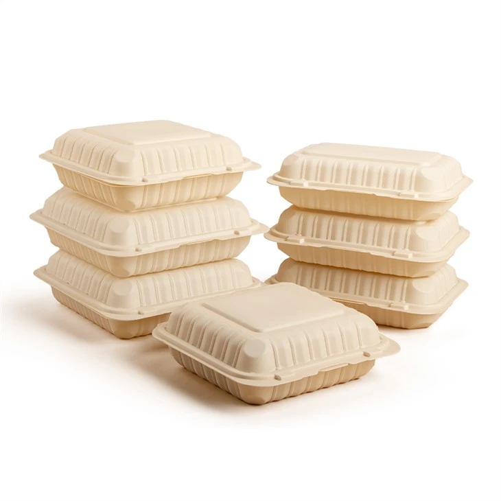 9 x 6 collu Pp vienreizējās lietošanas plastmasas trauks Mikroviļņu krāsnī saldētava pusdienu kaste, sakraujams pārtikas uzglabāšanas trauks ar slēdzamu vāku