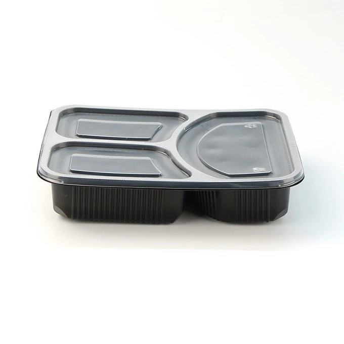 3 Compartment Plastic Container