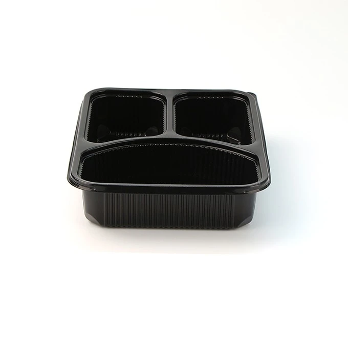 3 Compartment Plastic Container