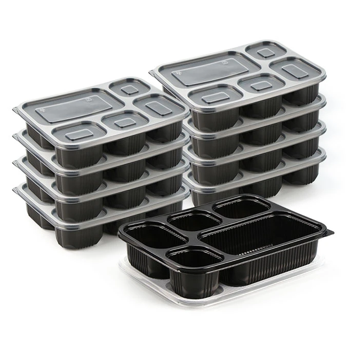 Vienreizējās lietošanas Bento Box 5 nodalījums