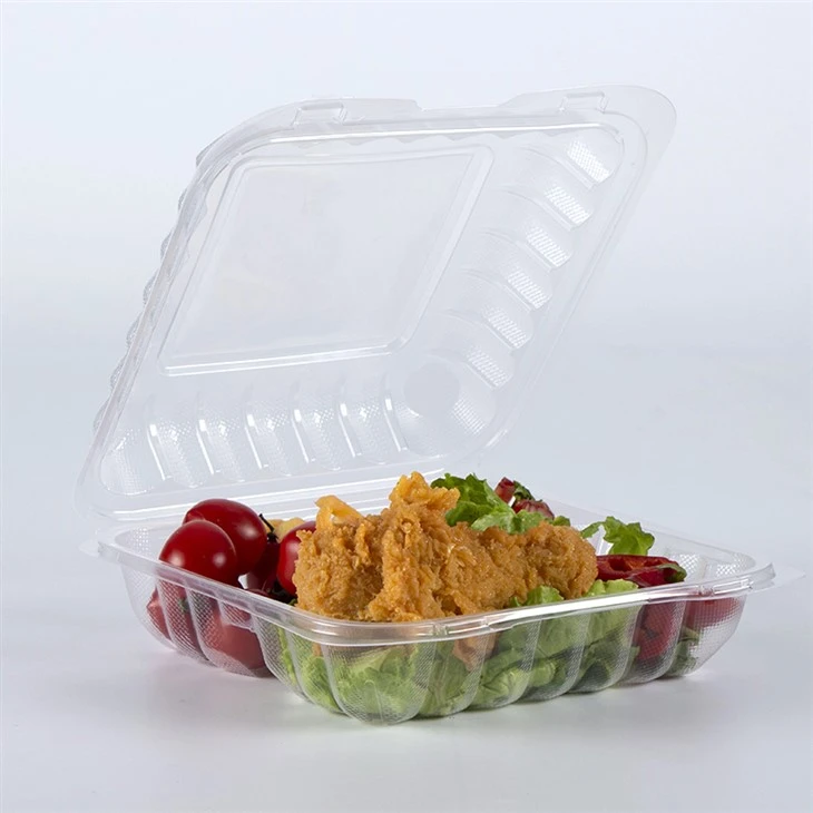 Caurspīdīgi vienreizējie Bento Box konteineri