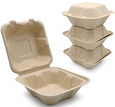 Bagasse pārtikas konteineri līdzi ņemšanai
