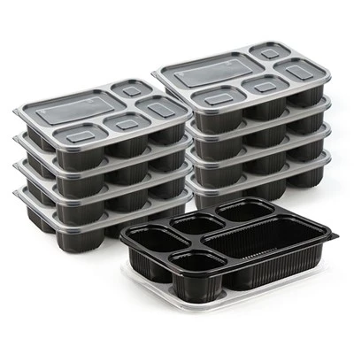 Vienreizējās lietošanas Bento Box 5 nodalījums