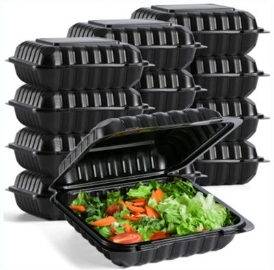 Disposibal Clamshell pārtikas konteiners