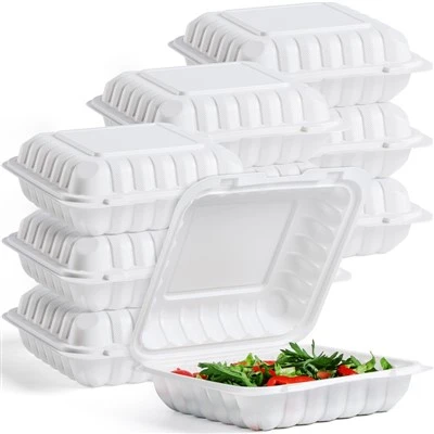 Plastmasas izņemšanas konteineri ar vākiem bez Bpa