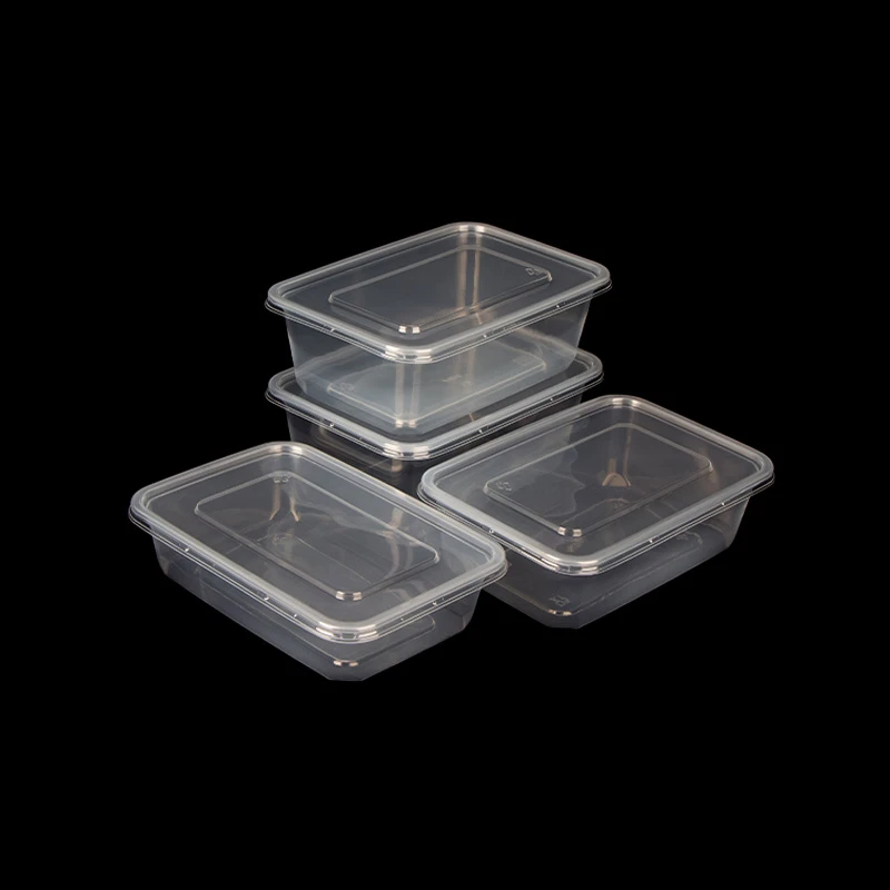 Caurspīdīgi plastmasas konteineri