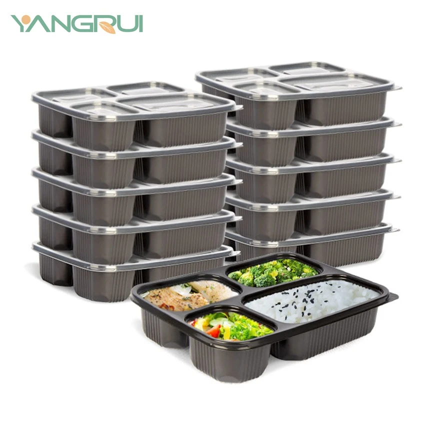 4-Compartment-Plastic-Anti-leak-Disposable