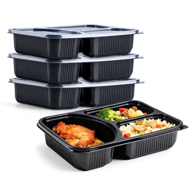 Clear Lid To-Go Food Containers Clear Lid To-Go Food Containers
