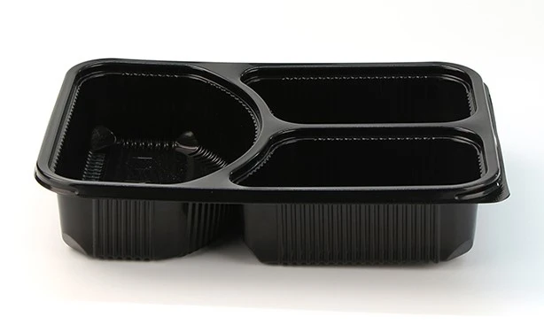 1152222 Leak-proof 3 compartment Food Prep Container